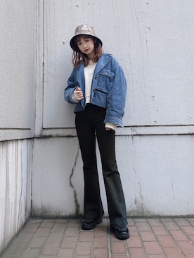 Nanamiさん（レディース・155cm）の春コーディネート