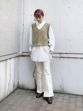 Nanamiさん（レディース・155cm）の冬コーディネート