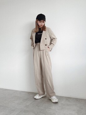 Nanamiさん(レディース・155cm)の春コーディネート