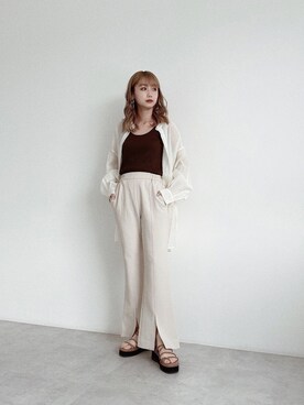 Nanamiさん（レディース・155cm）の春コーディネート