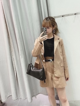 Nanamiさん（レディース・155cm）の春コーディネート