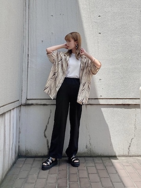 Nanamiさん（レディース・155cm）の春コーディネート