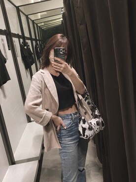 「shein」｜Nanamiさん（レディース・155cm）の春コーディネート