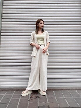Nanamiさん(レディース・155cm)の夏コーディネート