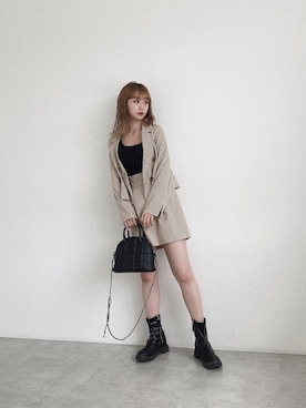 Nanamiさん（レディース・155cm）の春コーディネート