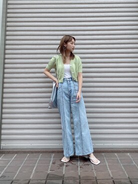 「shein」｜Nanamiさん（レディース・155cm）の夏コーディネート