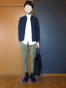 「アイテム（その他シューズ）」を使った、Tmさん（メンズ・171cm）の秋コーディネート