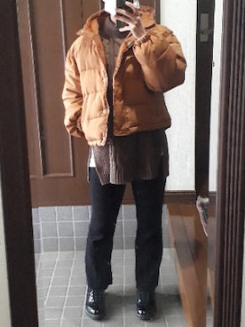 「frames RAY CASSIN（フレームスレイカズン）のアイテム（ベスト）」を使った、jeff🐶さん（レディース・160cm）の冬コーディネート