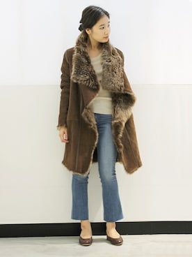 「アイテム（その他シューズ）」を使った、IBUさん（レディース・161cm）の秋コーディネート