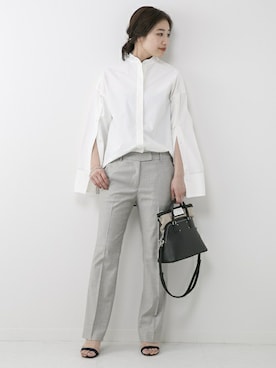 「CINOH（チノ）のアイテム」を使った、IBUさん（レディース・161cm）の冬コーディネート