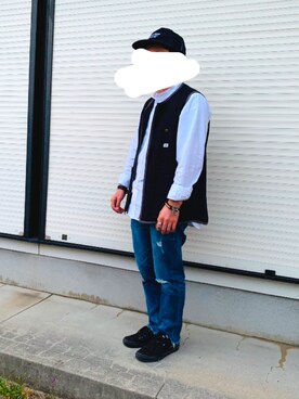 メッシュベースボールキャップ 抗菌防臭 を使ったその他ユーザーのメンズ人気ファッションコーディネート Wear