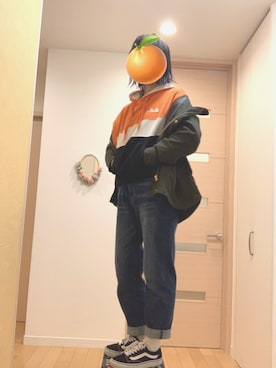 「ボーイフレンドデニム」｜「アイテム（ジャケット/アウター）」を使った、だいがくせい🍊 さん（レディース・157cm）の春コーディネート