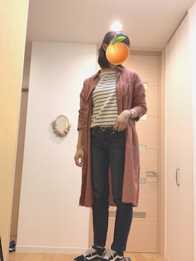 「CINEMA CLUB（シネマクラブ）のアイテム（パンツ）」を使った、だいがくせい🍊 さん（レディース・157cm）の春コーディネート