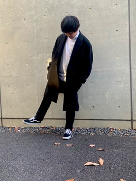 かたしゅーさん（メンズ・177cm）の冬コーディネート