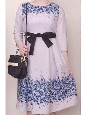 ワンピース ドレス パープル系 を使った お嬢様風 の人気ファッションコーディネート Wear