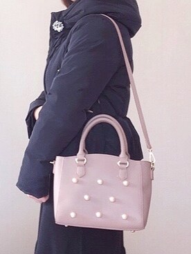 「tocco closet（トッコ　クローゼット）のアイテム（ダウンジャケット/コート）」を使った、Miyuuさん（レディース・152cm）の冬コーディネート