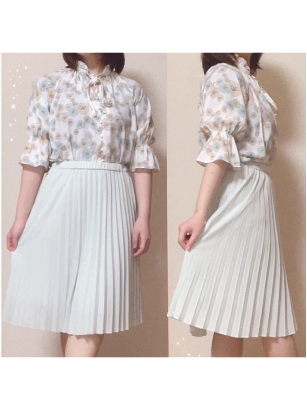 「春コーデ、プチプラ、ユニクロ、ユニクロコーデ、低身長、休日スタイル、仕事着、ootd、ポール＆ジョー、お洒落さんとつながりたい」｜「UNIQLOのアイテム（シャツ/ブラウス、ホワイト系）」を使った、Miyuuさん（レディース・152cm）の春コーディネートの1枚目の写真