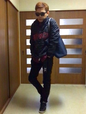 「summer」｜「アイテム（ナイロンジャケット）」を使った、一成さん（メンズ・168cm）の春コーディネート