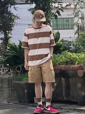 「KEN KIKUCHI（ケン キクチ）のアイテム」を使った、Sebastian yangさん（メンズ・172cm）の夏コーディネート