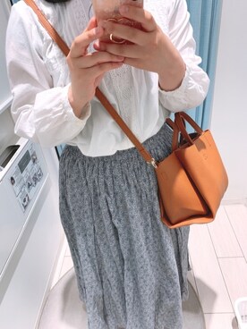 「frames RAY CASSIN（フレームスレイカズン）のアイテム（ショルダーバッグ）」を使った、あ す かさん（レディース・160cm）の夏コーディネート