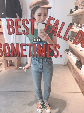 e.urachanさん（レディース・153cm）の夏コーディネート