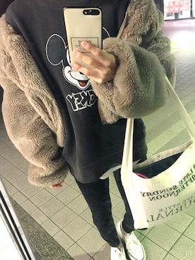 e.urachanさん（レディース・153cm）の冬コーディネート