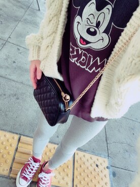 e.urachanさん（レディース・153cm）の冬コーディネート