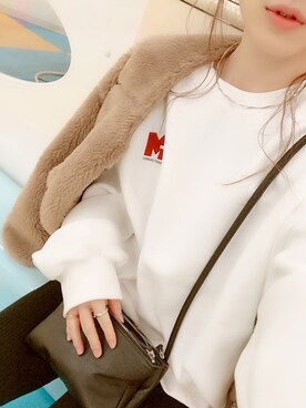 「CANAL JEAN（キャナルジーン）のアイテム（モッズコート）」を使った、e.urachanさん（レディース・153cm）の冬コーディネート