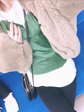 「CANAL JEAN（キャナルジーン）のアイテム（モッズコート）」を使った、e.urachanさん（レディース・153cm）の春コーディネート
