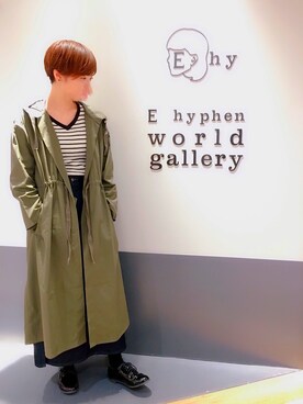 Mizukiさんの（E hyphen world gallery | イーハイフンワールドギャラリー）を使ったコーディネート