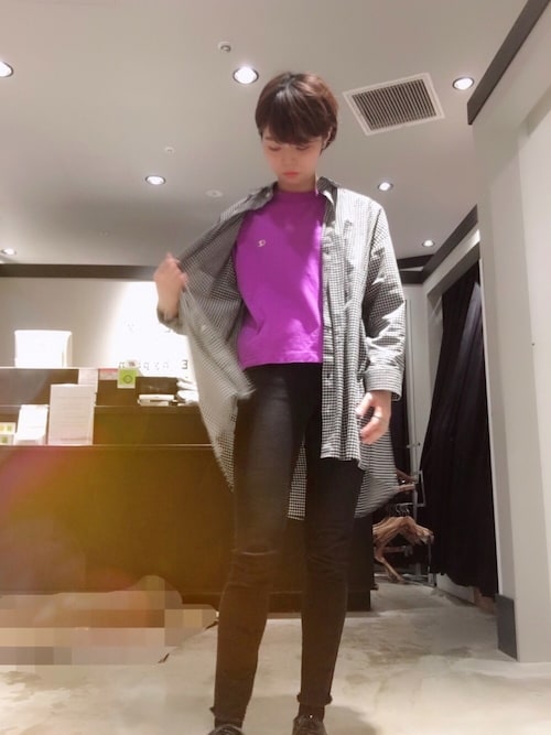 Mizuki E Hyphen World Galleryのデニムパンツを使ったコーディネート Wear