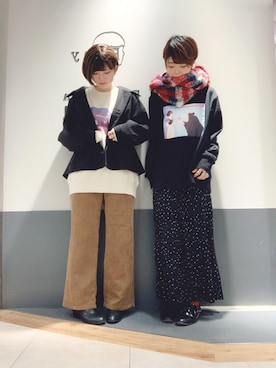 「halloween」｜「アイテム（ジャケット/アウター）」を使った、Mizukiさん（レディース・164cm）の秋コーディネート