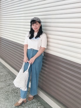 「丹寧」｜Azaleaさん（レディース・155cm）の秋コーディネート