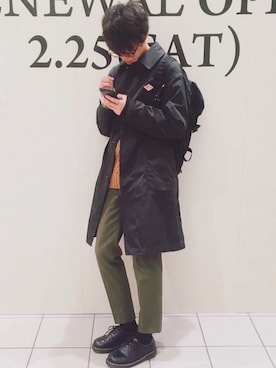 「Champion（チャンピオン）のアイテム（レッグウェア）」を使った、reposukeさん（メンズ・173cm）の冬コーディネート