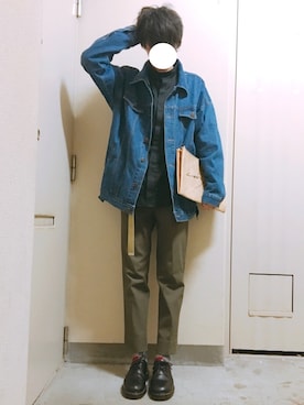 「CASPER JOHN AIVER（キャスパージョンアイバー）のアイテム（ジャケット/アウター）」を使った、reposukeさん（メンズ・173cm）の冬コーディネート