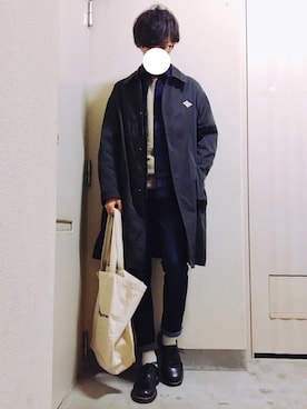 「EDIFICE（エディフィス）のアイテム」を使った、reposukeさん（メンズ・173cm）の春コーディネート