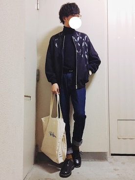 「COMME CA ISM（コムサイズム）のアイテム（ジャケット/アウター）」を使った、reposukeさん（メンズ・173cm）の春コーディネート