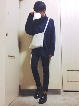 「RAGEBLUE（レイジブルー）のアイテム（チノパンツ）」を使った、reposukeさん（メンズ・173cm）の春コーディネート