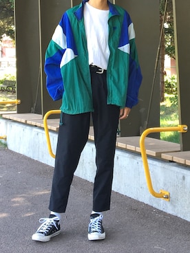 「COMME CA ISM（コムサイズム）のアイテム」を使った、reposukeさん（メンズ・173cm）の秋コーディネート