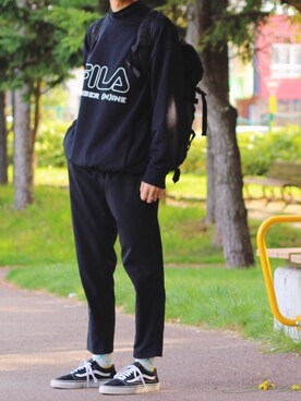 「COMME CA ISM（コムサイズム）のアイテム」を使った、reposukeさん（メンズ・173cm）の秋コーディネート