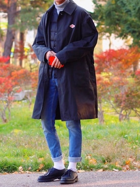 「COMME CA ISM（コムサイズム）のアイテム」を使った、reposukeさん（メンズ・173cm）の冬コーディネート