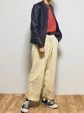 「Steven Alan（スティーブンアラン）のアイテム（スウェット）」を使った、reposukeさん（メンズ・173cm）の春コーディネート