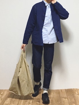 「Steven Alan（スティーブンアラン）のアイテム（カバーオール）」を使った、reposukeさん（メンズ・173cm）の春コーディネート
