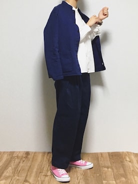 「Steven Alan（スティーブンアラン）のアイテム（カバーオール）」を使った、reposukeさん（メンズ・173cm）の春コーディネート