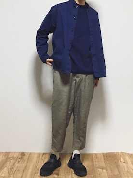 「Steven Alan（スティーブンアラン）のアイテム（カバーオール）」を使った、reposukeさん（メンズ・173cm）の春コーディネート