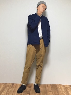 「Steven Alan（スティーブンアラン）のアイテム（カバーオール）」を使った、reposukeさん（メンズ・173cm）の春コーディネート