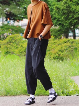 「PADRONE（パドローネ）のアイテム」を使った、reposukeさん（メンズ・173cm）の夏コーディネート
