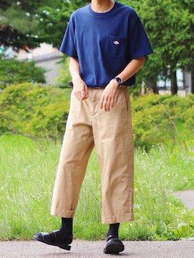 「EDIFICE（エディフィス）のアイテム」を使った、reposukeさん（メンズ・173cm）の夏コーディネート