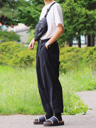 reposuke使用「patagonia（パタゴニア / メンズ・P-6ロゴ・オーガニック・Tシャツ）」的時尚穿搭