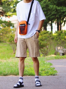 「PADRONE（パドローネ）のアイテム」を使った、reposukeさん（メンズ・173cm）の夏コーディネート